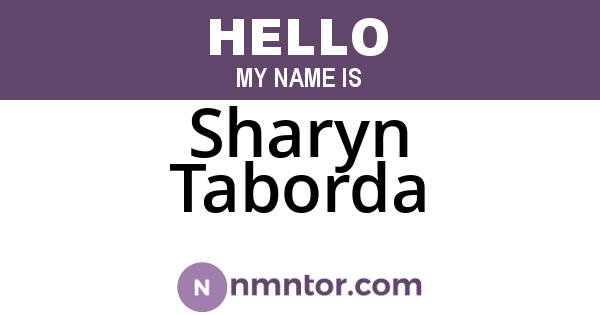 Sharyn Taborda
