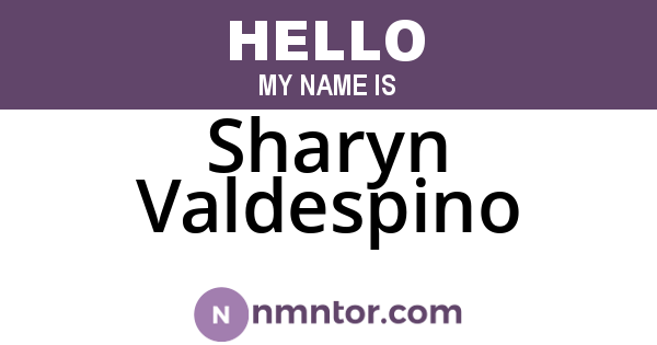 Sharyn Valdespino