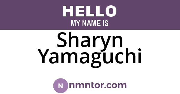 Sharyn Yamaguchi