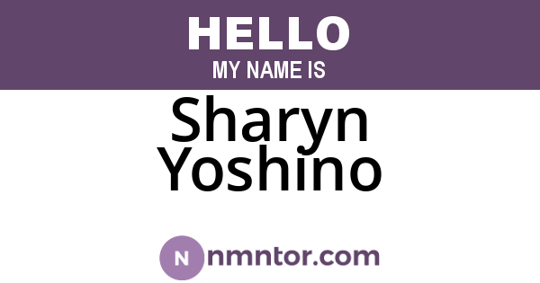 Sharyn Yoshino