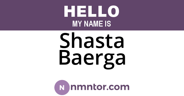 Shasta Baerga