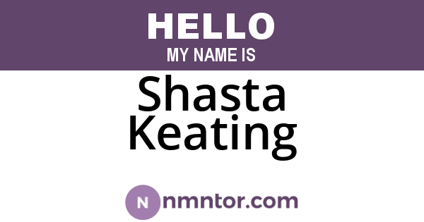Shasta Keating