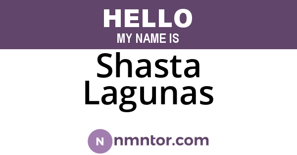 Shasta Lagunas