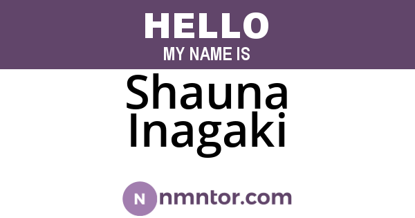 Shauna Inagaki