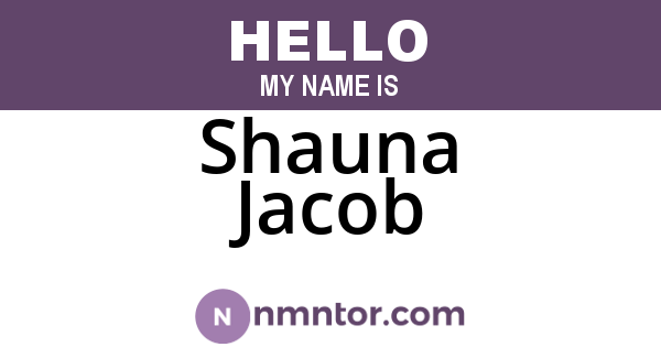 Shauna Jacob