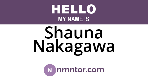 Shauna Nakagawa