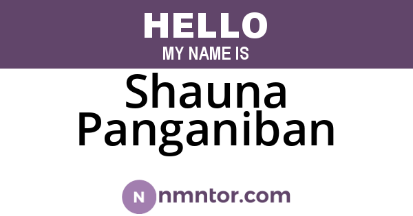 Shauna Panganiban