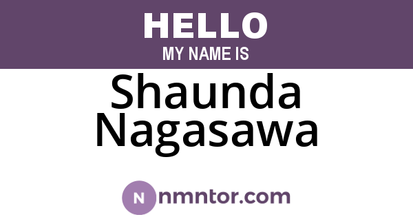 Shaunda Nagasawa