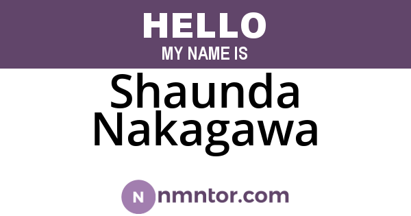 Shaunda Nakagawa