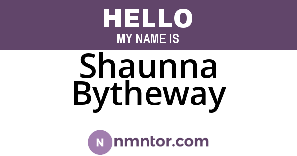 Shaunna Bytheway