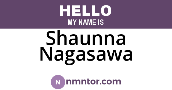 Shaunna Nagasawa