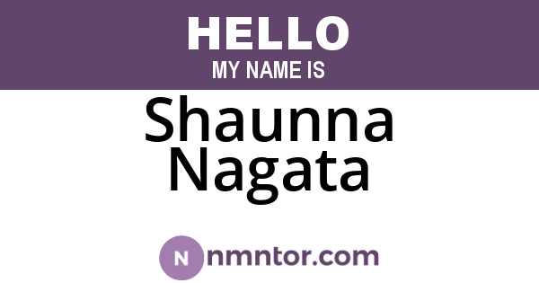 Shaunna Nagata
