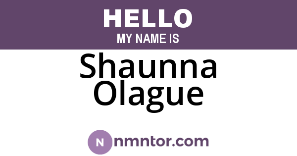 Shaunna Olague