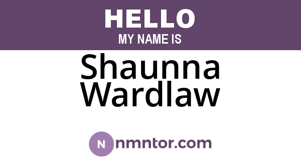 Shaunna Wardlaw