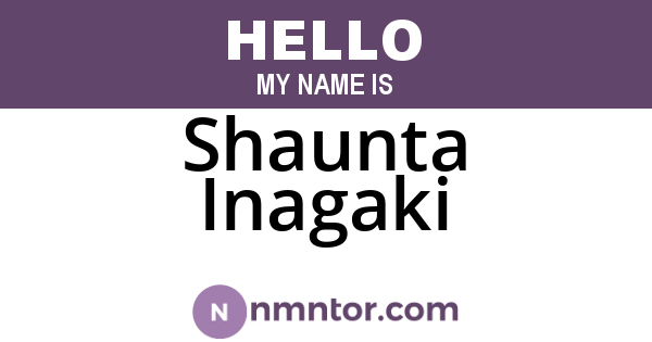 Shaunta Inagaki