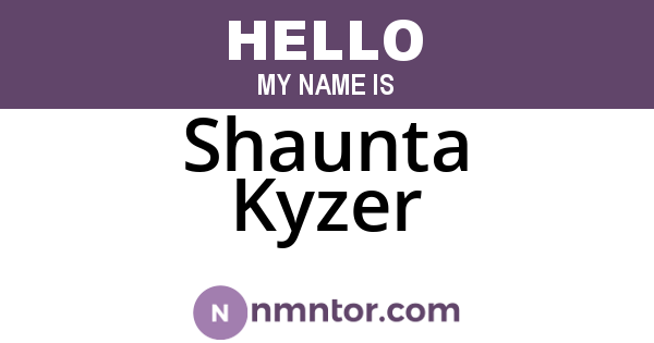 Shaunta Kyzer