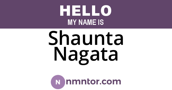 Shaunta Nagata