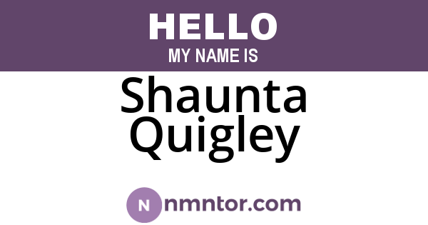 Shaunta Quigley
