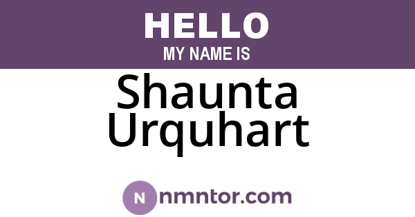 Shaunta Urquhart