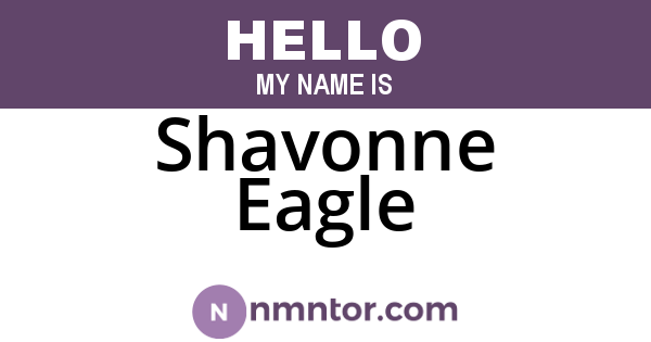 Shavonne Eagle