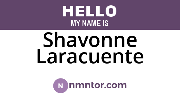 Shavonne Laracuente