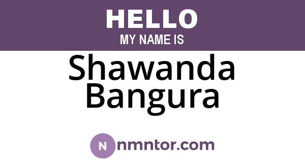 Shawanda Bangura