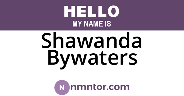 Shawanda Bywaters
