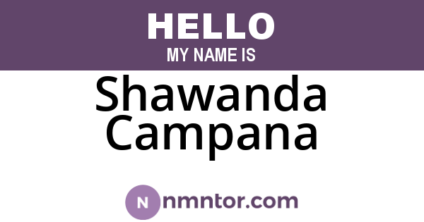 Shawanda Campana