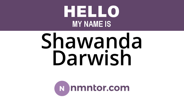 Shawanda Darwish