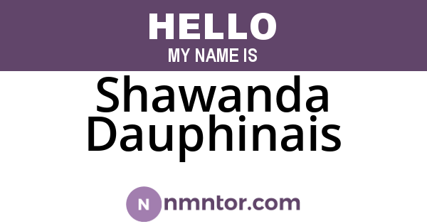 Shawanda Dauphinais
