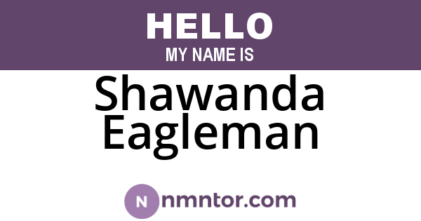 Shawanda Eagleman