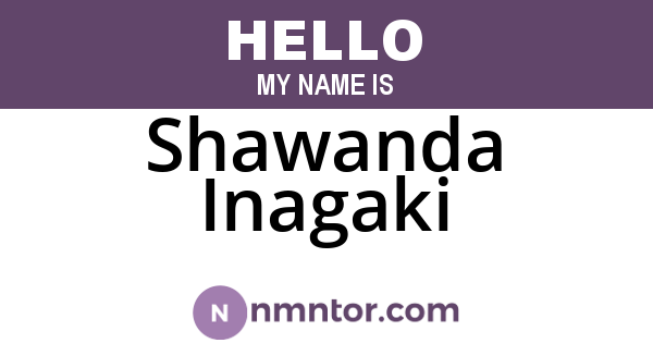 Shawanda Inagaki