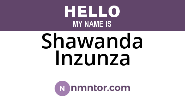 Shawanda Inzunza