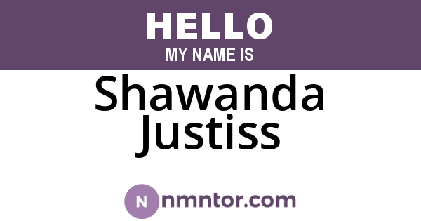 Shawanda Justiss