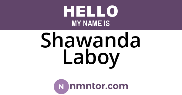 Shawanda Laboy
