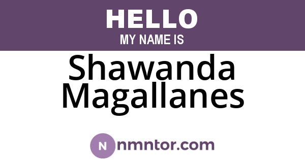 Shawanda Magallanes