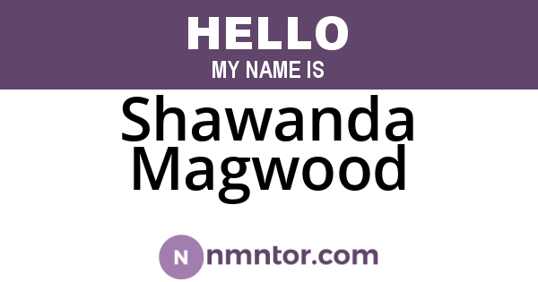 Shawanda Magwood