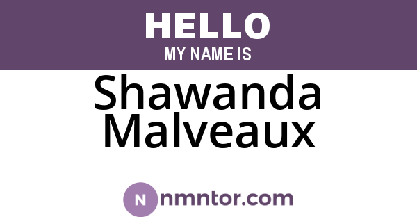 Shawanda Malveaux