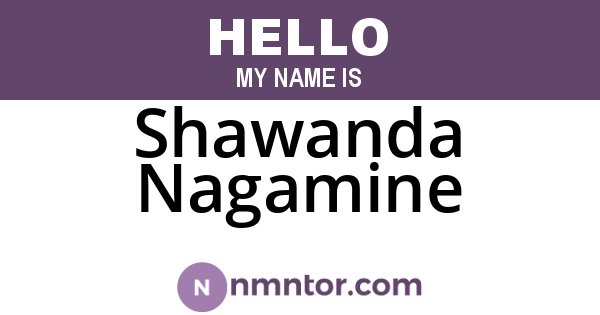 Shawanda Nagamine