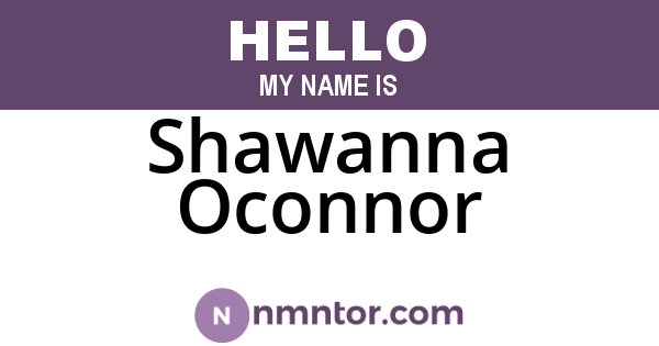 Shawanna Oconnor
