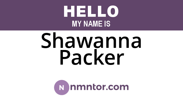 Shawanna Packer