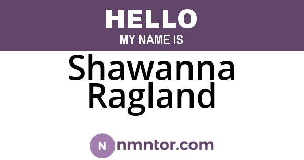Shawanna Ragland