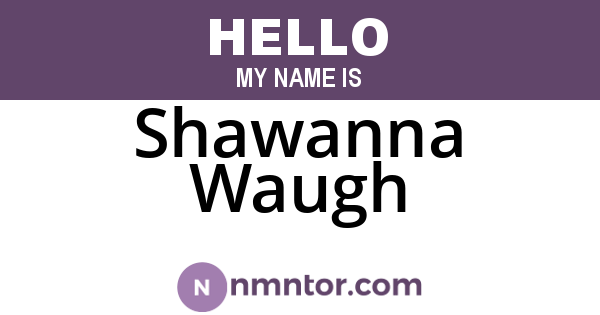 Shawanna Waugh