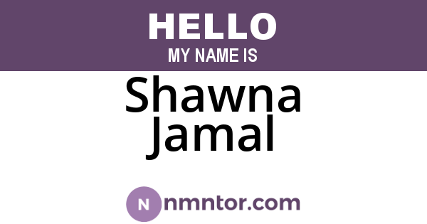 Shawna Jamal