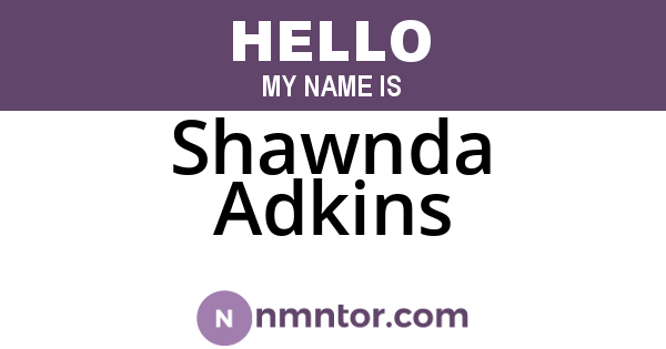 Shawnda Adkins