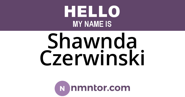Shawnda Czerwinski