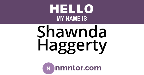 Shawnda Haggerty
