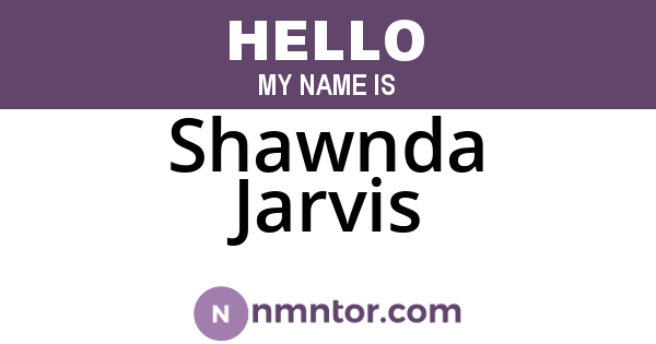 Shawnda Jarvis