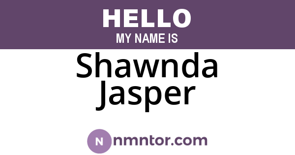 Shawnda Jasper