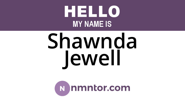 Shawnda Jewell